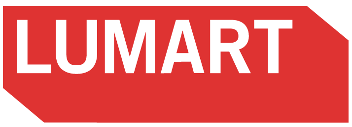 logo LUMART red